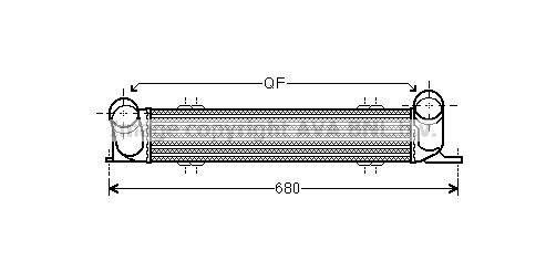 AVA QUALITY COOLING Starpdzesētājs BW4538